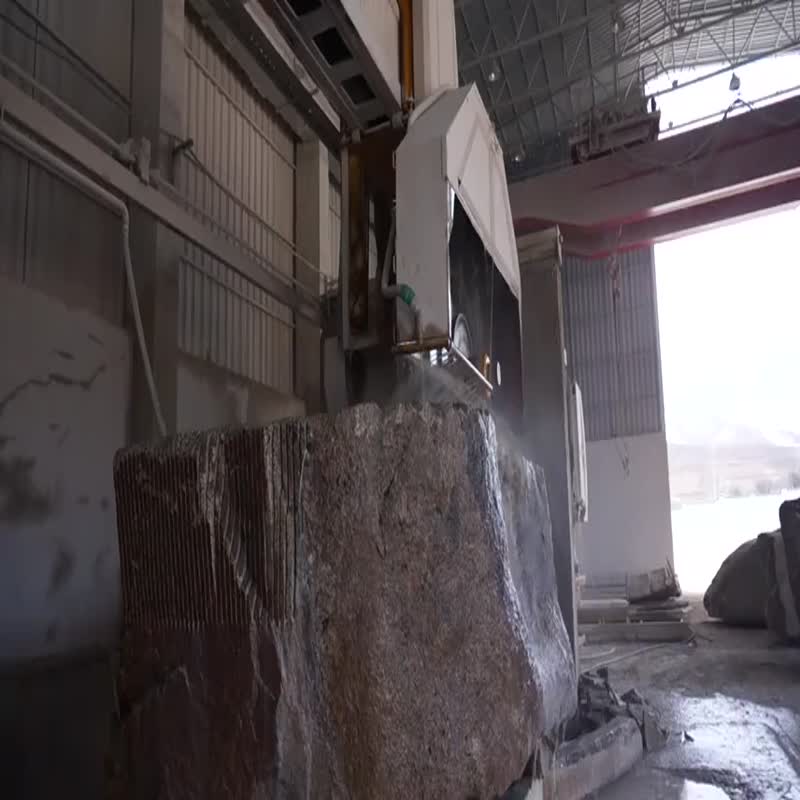 Stone Machinery QSQ-2500-12P Multi-Blade Granite Block Cutting Machine