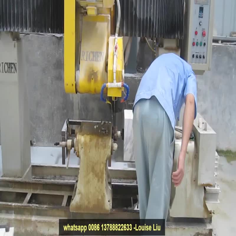 Stone Machinery YFQ-290 Bidirectional Cutting Machine- Automatic Edge Trimming Line For Slabs
