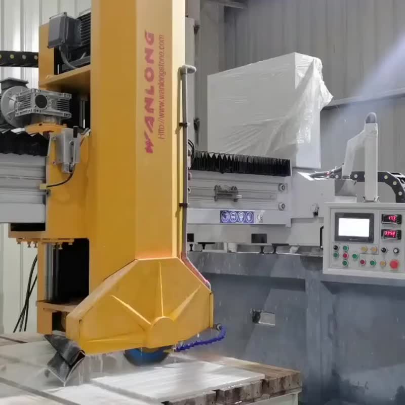 WANLOGN Stone Machinery PLC-400/600 Laser Bridge Cutting Machine