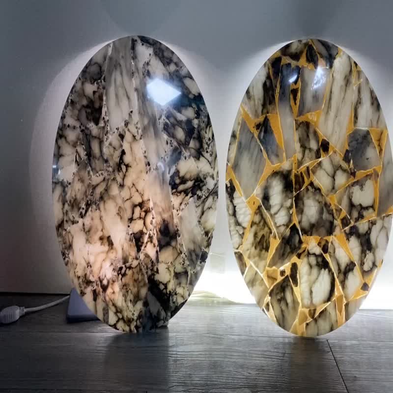 Artificial Marble Onyx Backlit Resin Wall Panels For Lobby