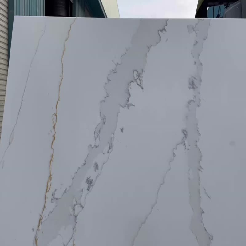 Calacatta Gold Quartz Slabs