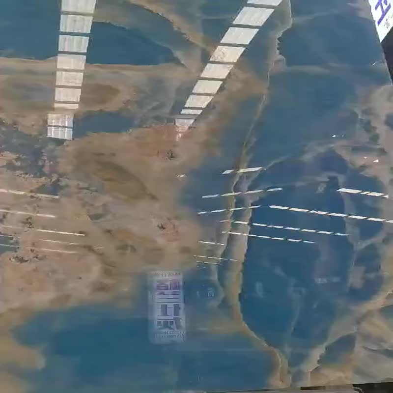 Beatuiful Luxury Natural Stone Polished Blue Onyx Tiles Slab