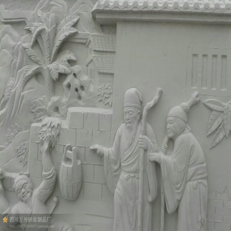 Garden Marble Statue Women Sculpture With Flower