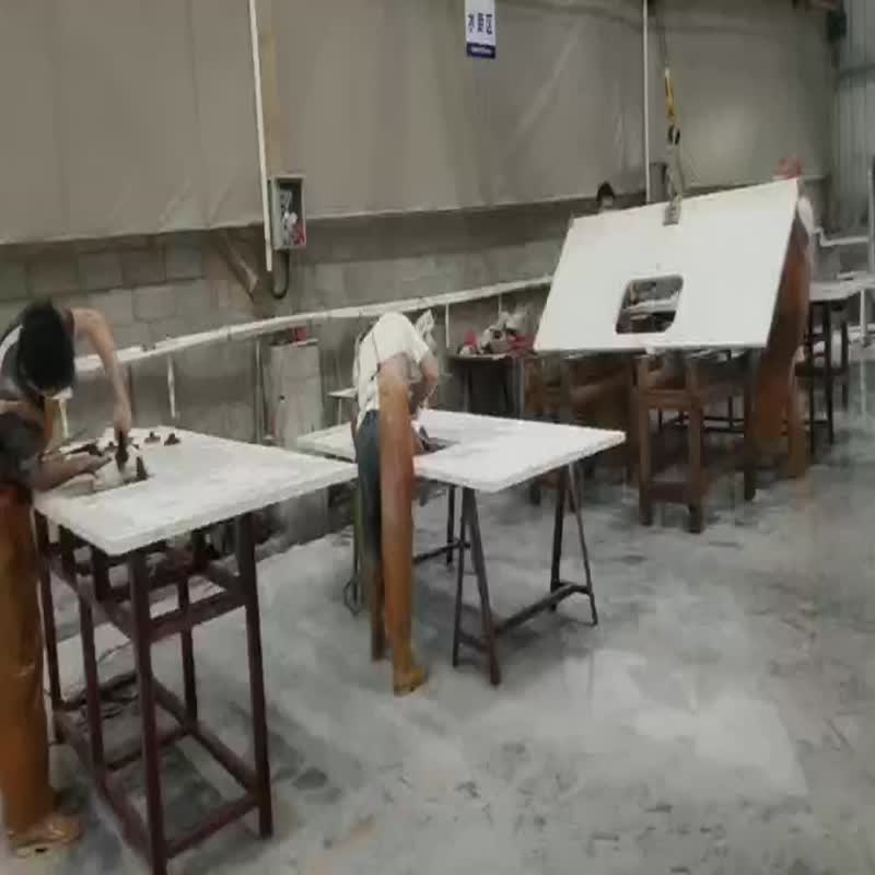 Engineered White Quartz Kitchen Island Countertops