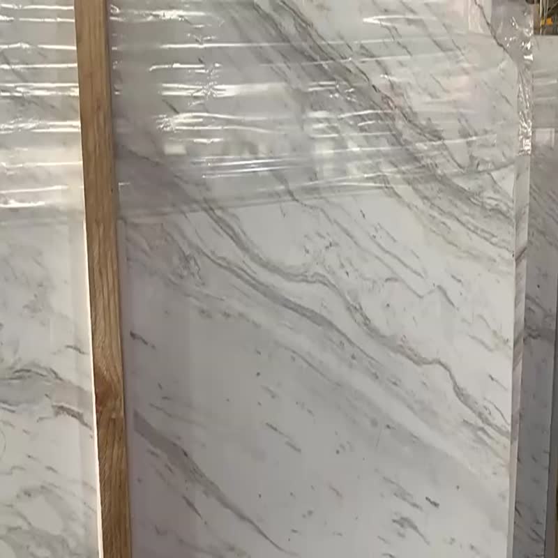 Greece Volakas White Marble Kitchen Top Countertop