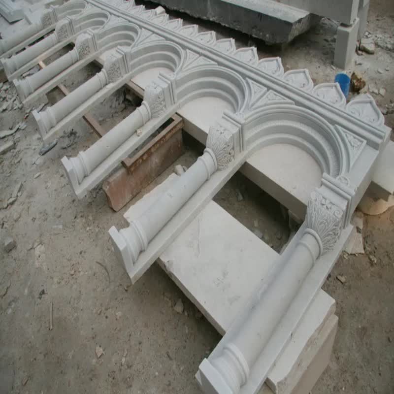 White Marble Decorative Relief Sculpture For Church
