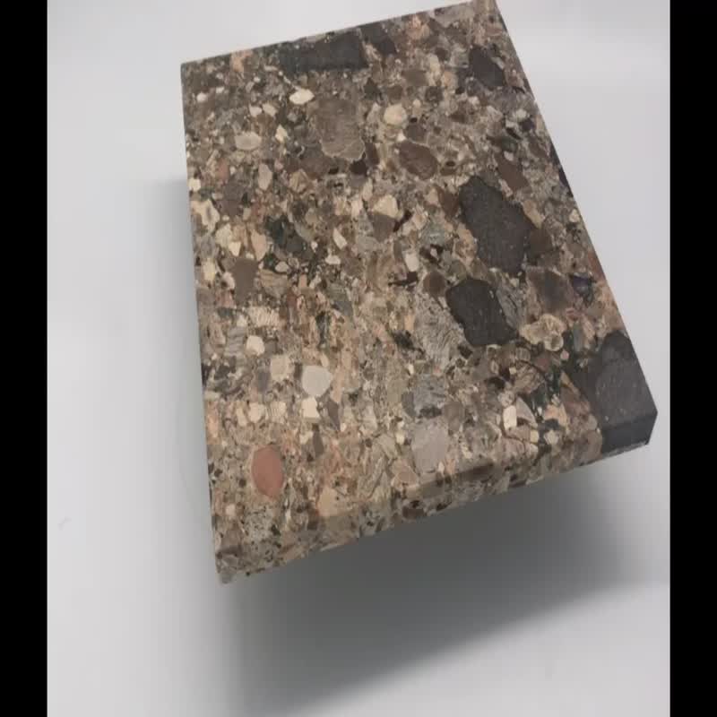 Cafe Melange China Brown Marble Slab Flooring Tiles
