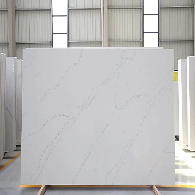 Hot Color 5015 Venatino Statuario Artificial Quartz Stone from China