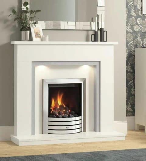 Hand Carved White Marble Stone Cherub Fireplace Sculpture