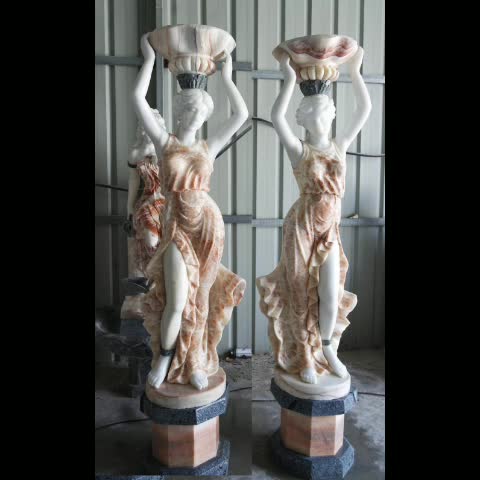 Hotel Villa Classic Hand Carved Marble Hand Carved Flower