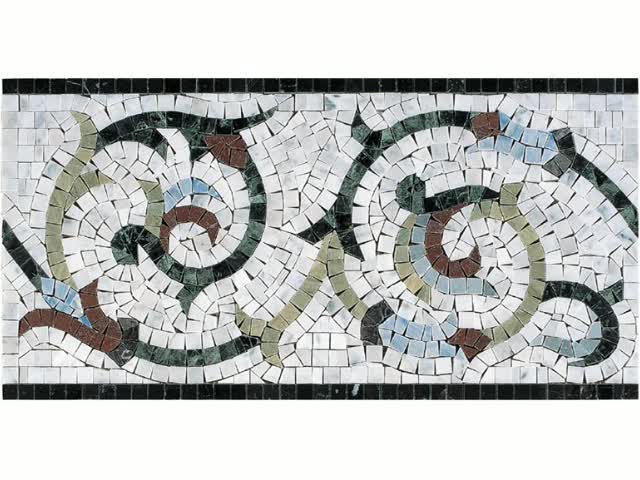White Marble Mosaic Tiles And Wall Panel