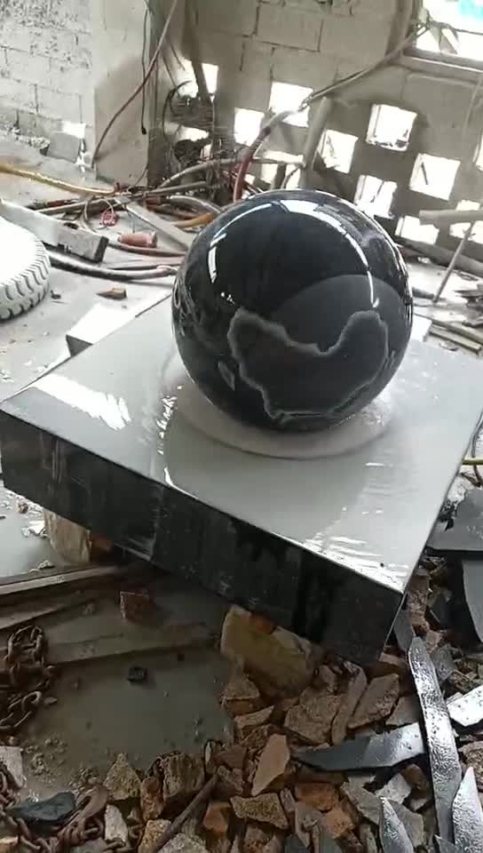 Rolling Sphere Floating Water Ball Stone Fountain