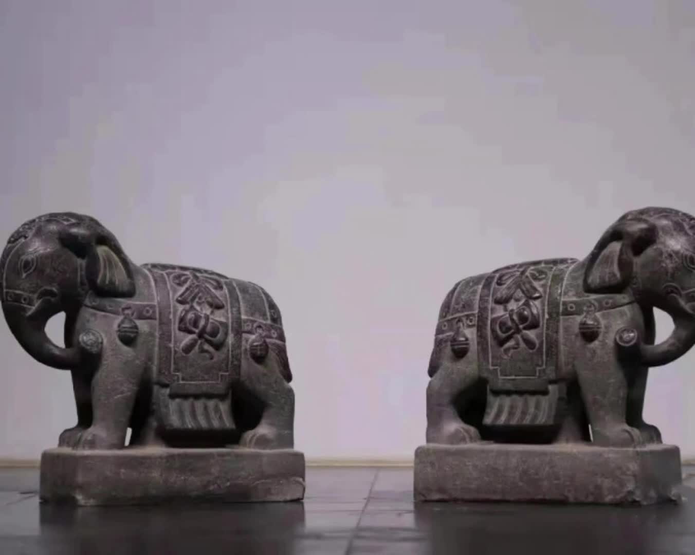 Hand Carved Stone Animal Elephant Statue Stone Sculpture