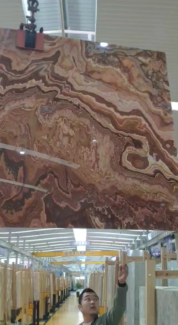 Turkey Tiger Onyx Multicolor Big Size Kitchen Slabs