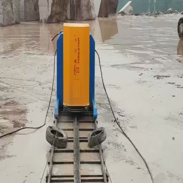 Quarry Wire Saw Machine For Marble Granite Squaring Quarrying