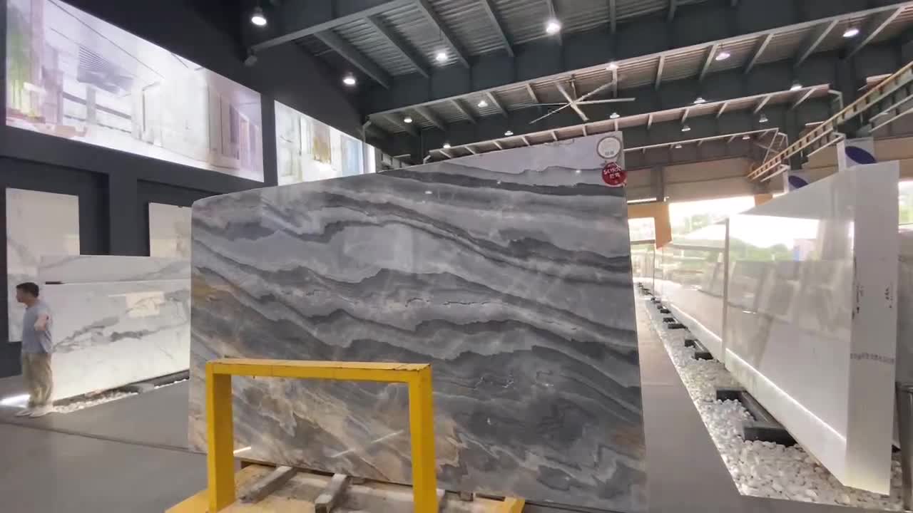 Myanmar Yinxun Palissandro Marble Multicolor Polished Slabs