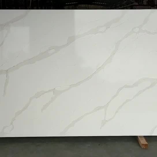 Calacatta White Marble Quartz Stone Slabs