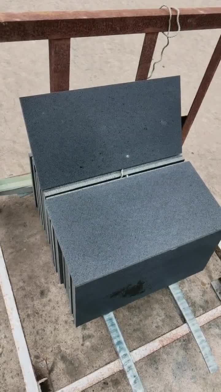 Hainan Bluestone Rebated/Drop Down/L-Shaped Pool Coping Tile