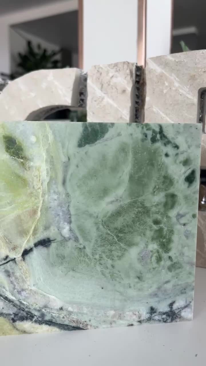 China Emerald Green Marble Tile Laminated Honeycomb Panels