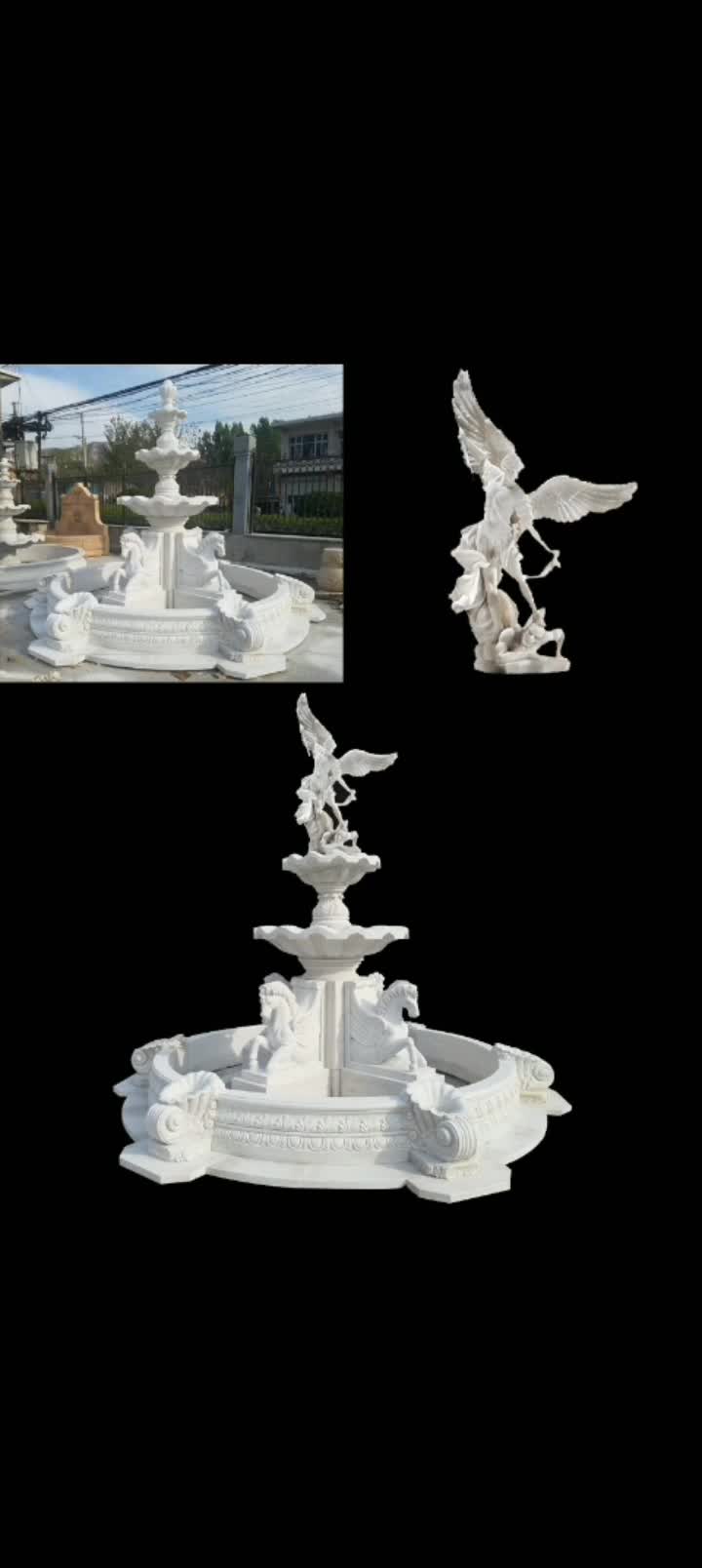 Cheap Antique Lion Statue Outdoor Marble Fountain