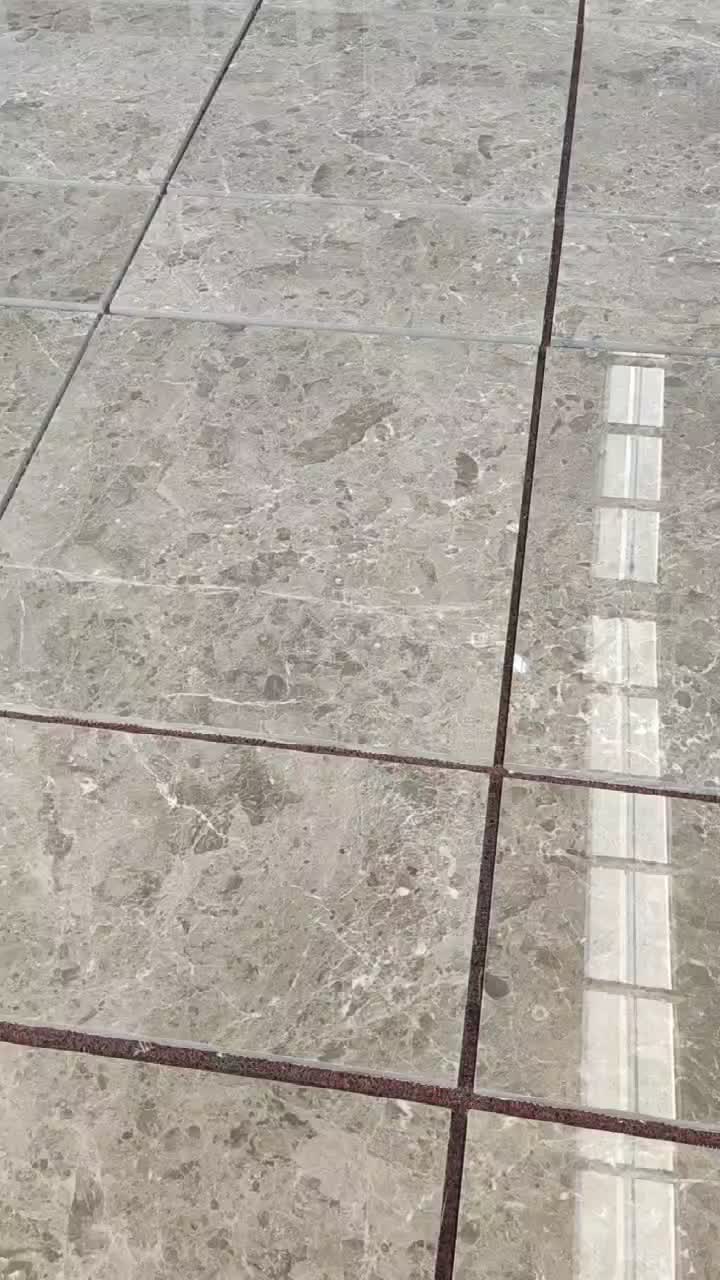 Khaki Gray Marble Floor Tile