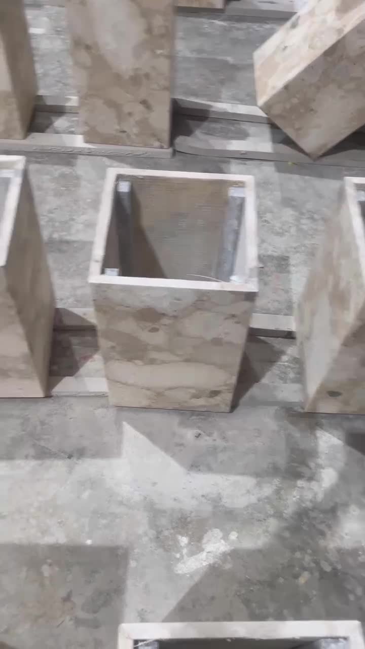 Natural Italy Brescia Marble Stone  Retail Display Counters
