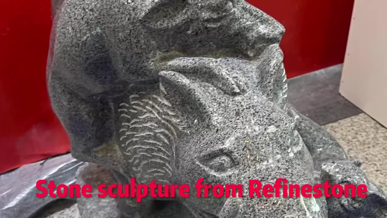 Factory NEW Design Limestone Lion Garden  Sculpture
