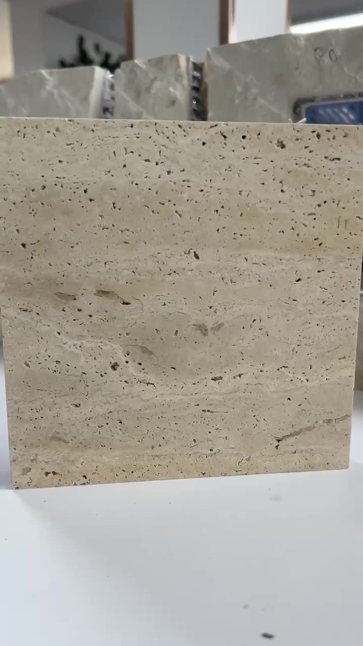 Turkey Beige Travertine Tile Laminated Honeycomb Panels