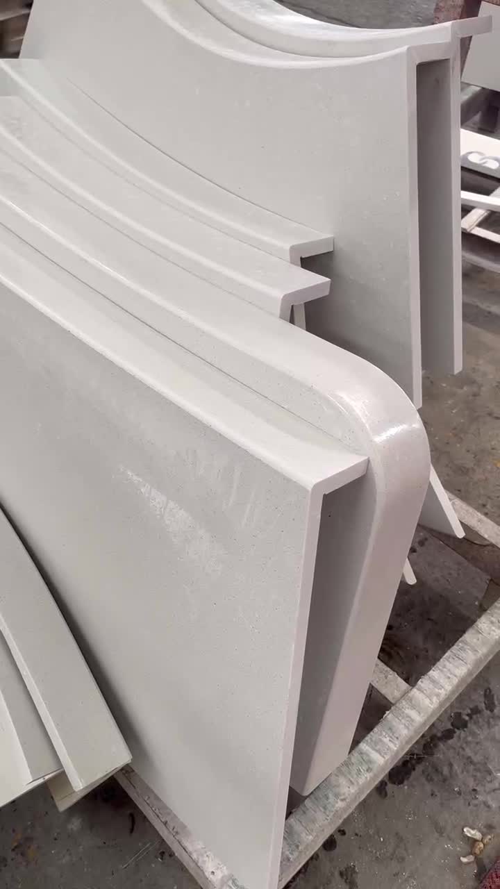 Artificial Quartz Stone Solid Surface Commercial Counters