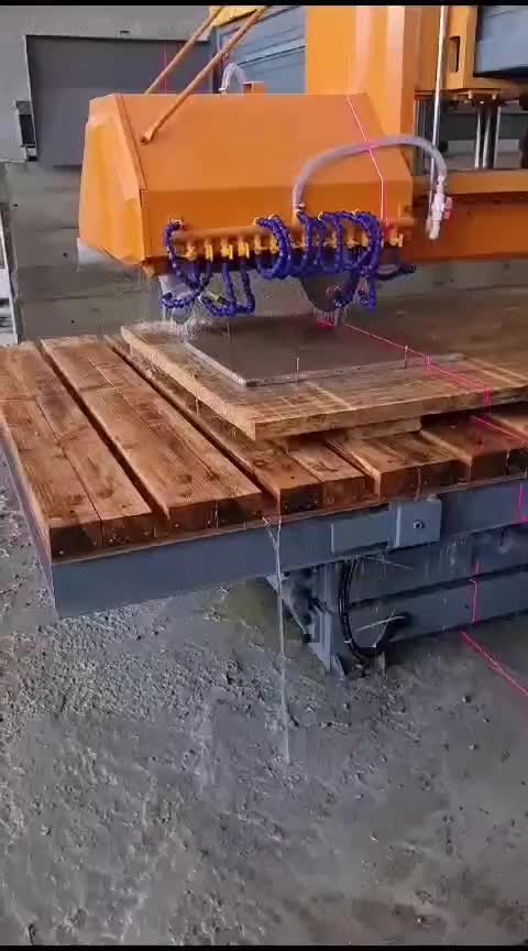 Multi Blade Stone Cutting Machine For Marble Granite