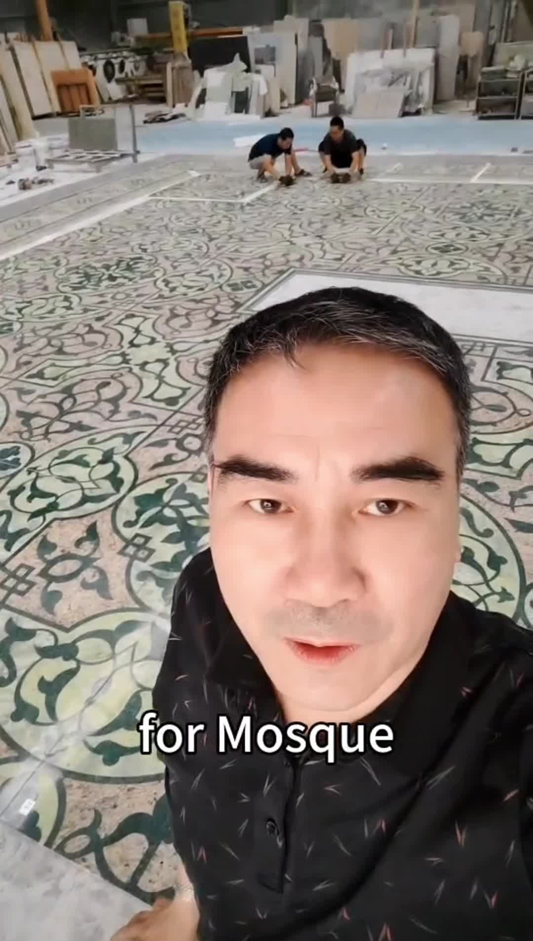 Church Inlay Waterjet Medallions Pattern Floor