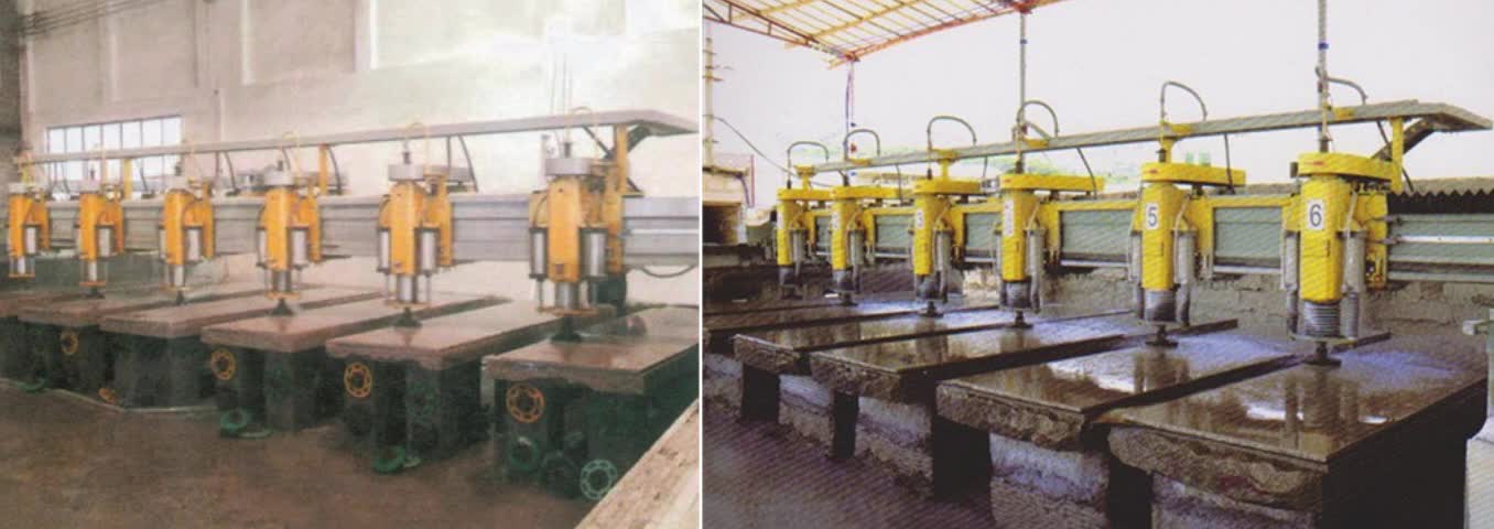 Semi-Automatic Bridge Multi-Head Polishing Machine
