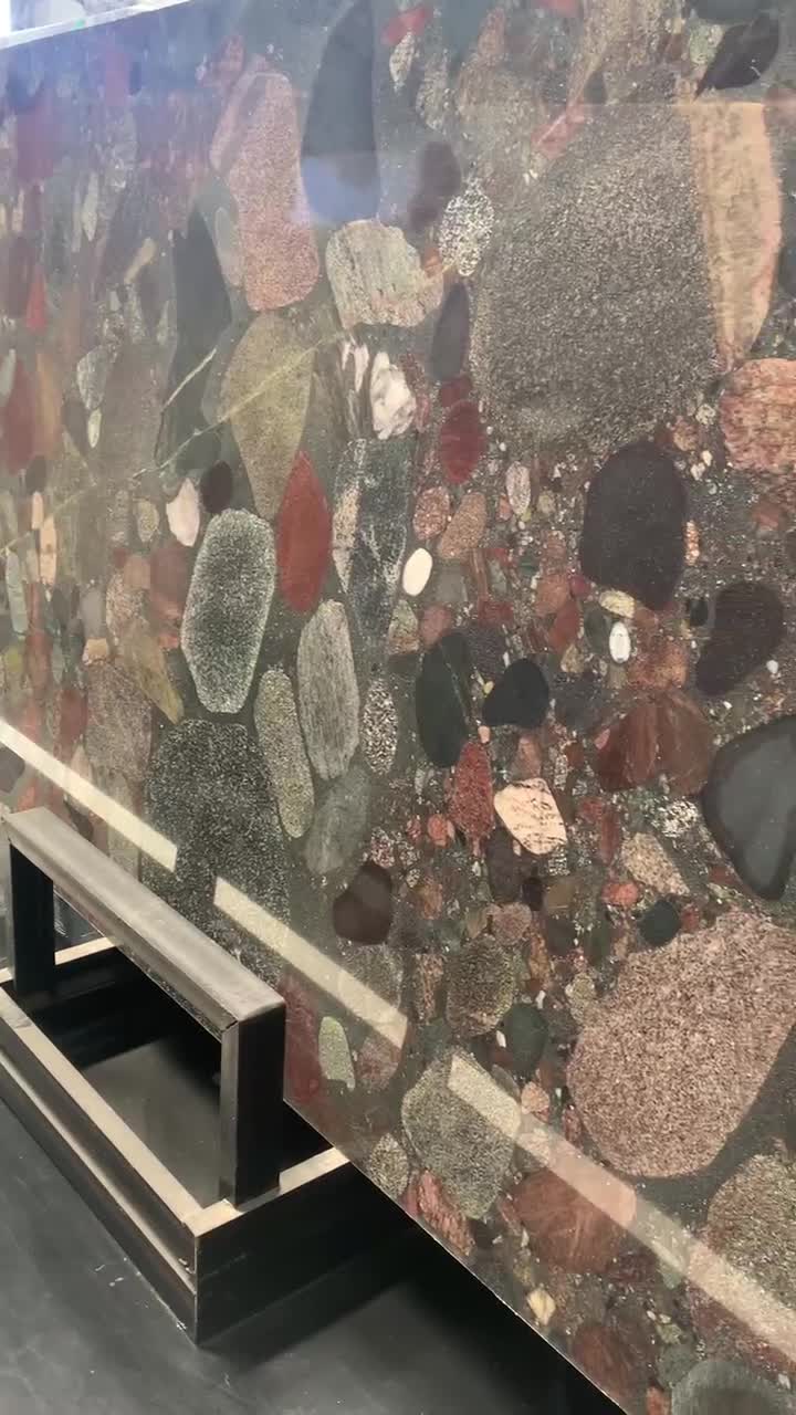 Colourful Four Season Green Granite Slabs