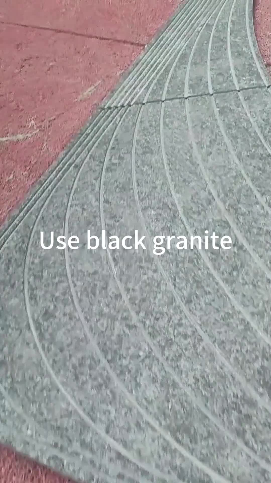 Grooved Grey Granite Kerbstone