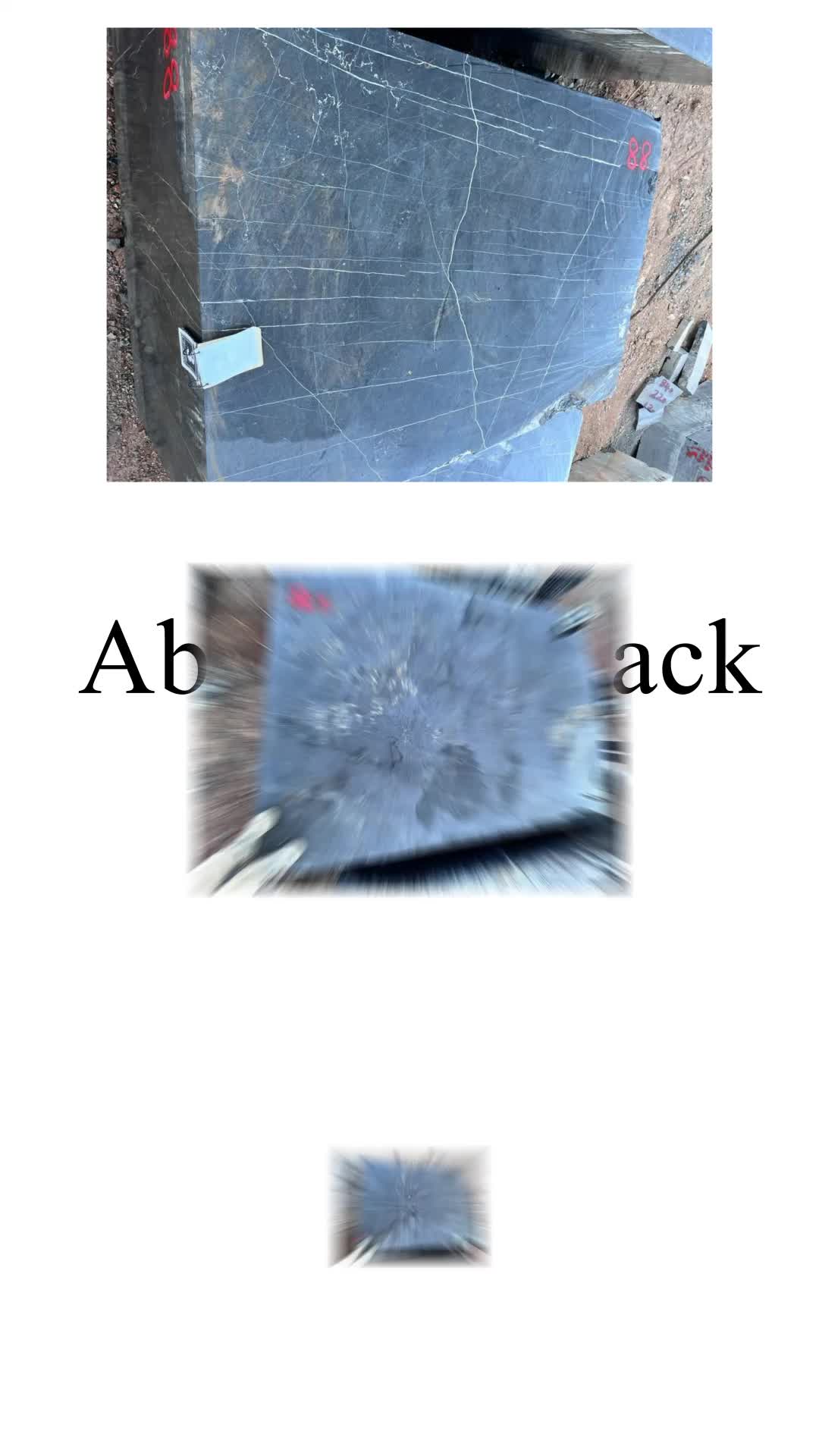 Black Maku Marble Blocks