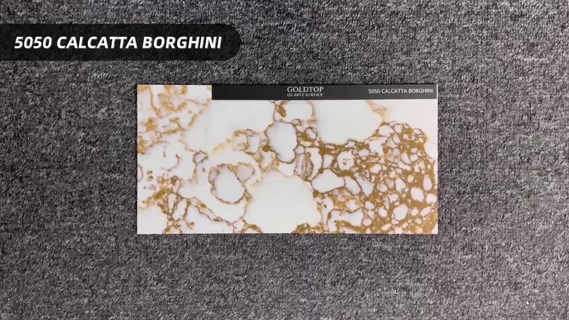5050 Calacatta Borghini Quartz Countertops Kitchen Bar Tops