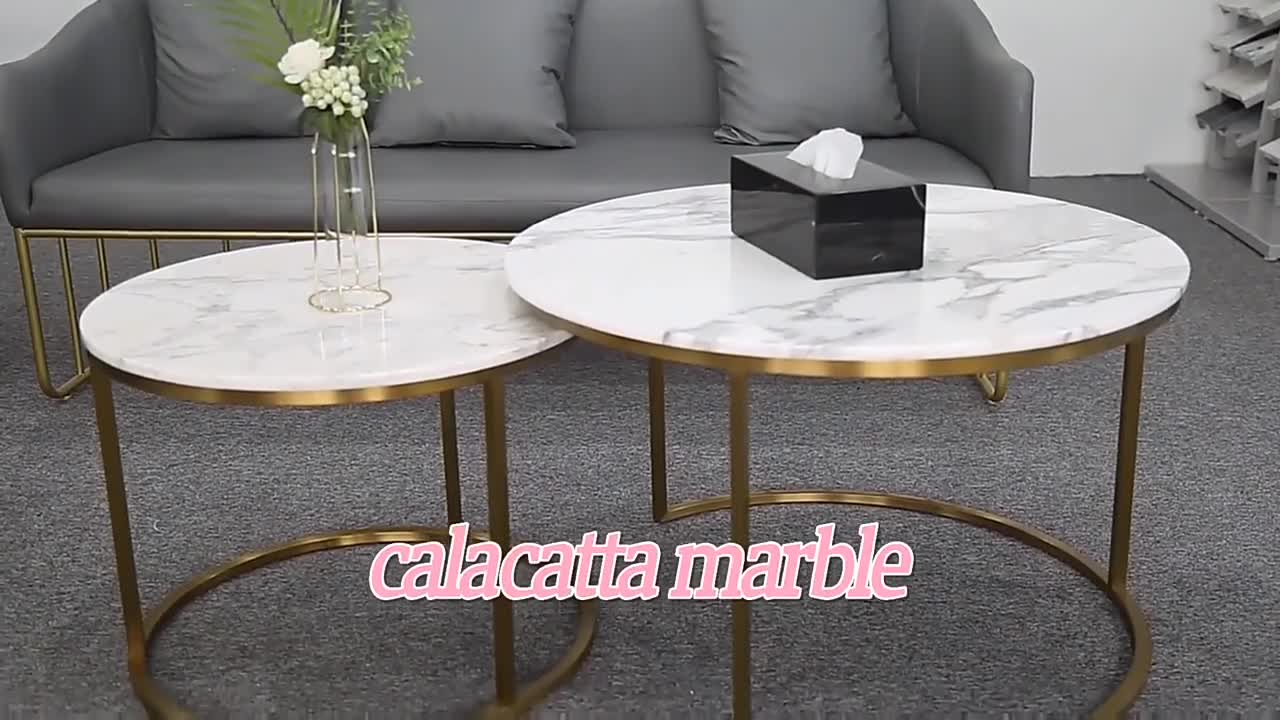 Goldtop Calacatta White Marble Table Wall Slabs Floor Tiles