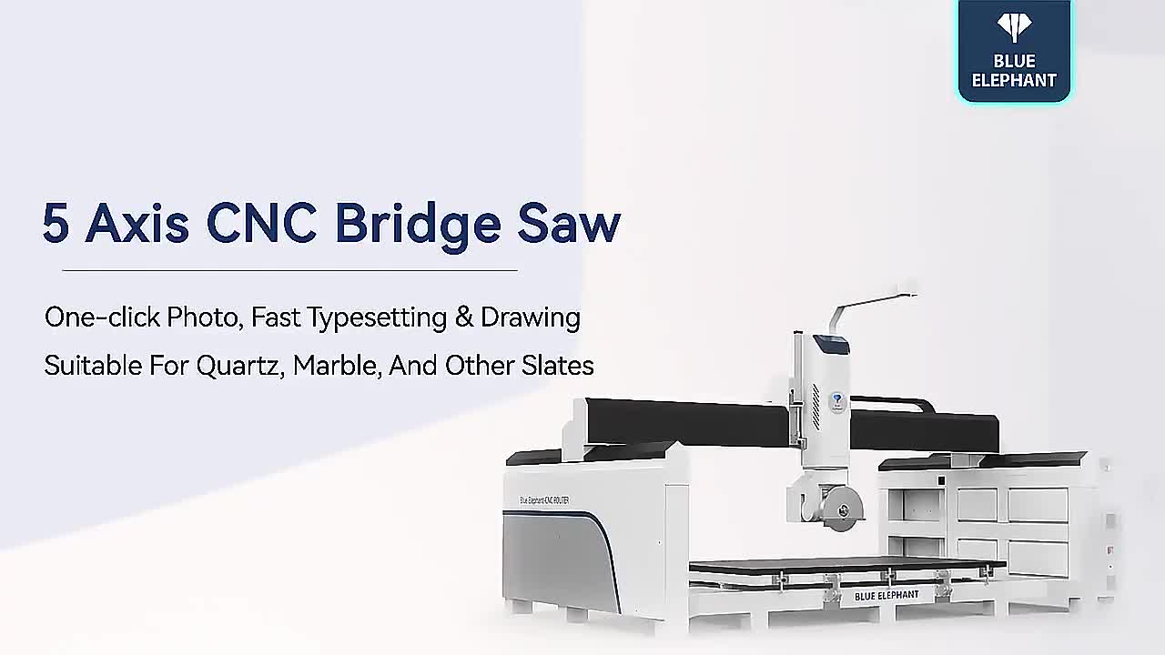 The Latest 5+ 1 CNC Bridge Saw With Italy ESA System For Sale