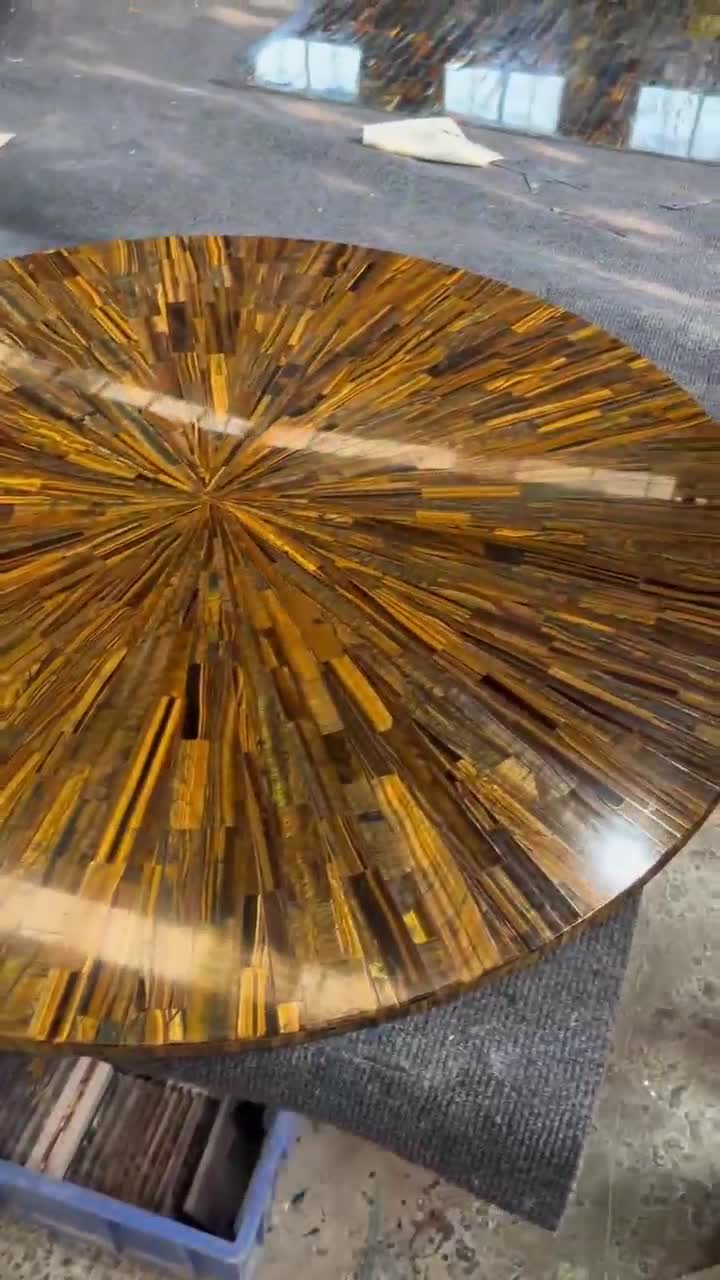 Agate Stone Round Cafe Table