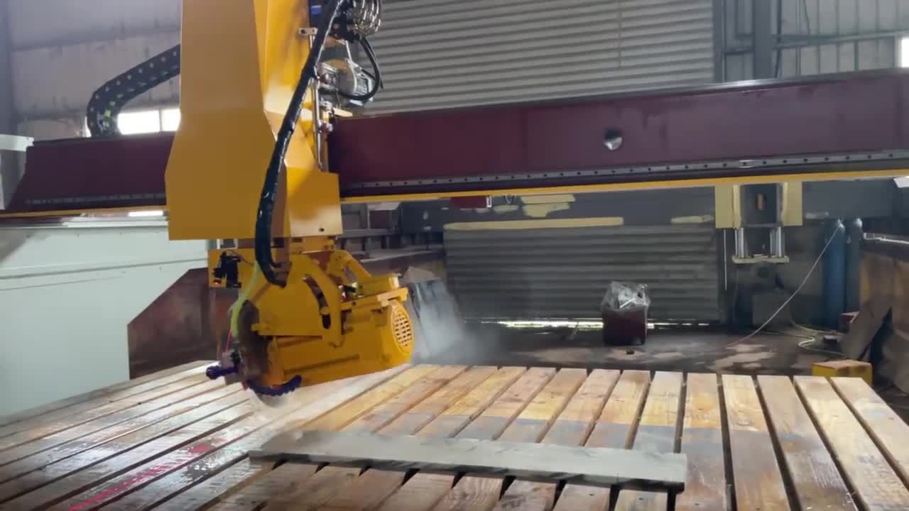 5 Axis 4 Axis CNC Stone Marble Granite Tilting Head Cutting Machine