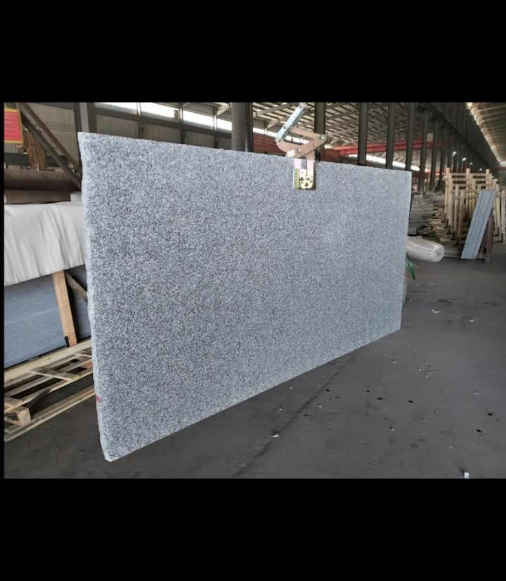 China Hubei G603 Sesame White Granite Slabs Polished