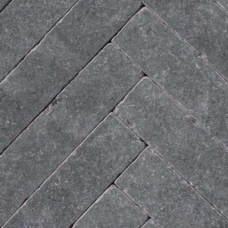 London Grey Limestone Brushed Tiles