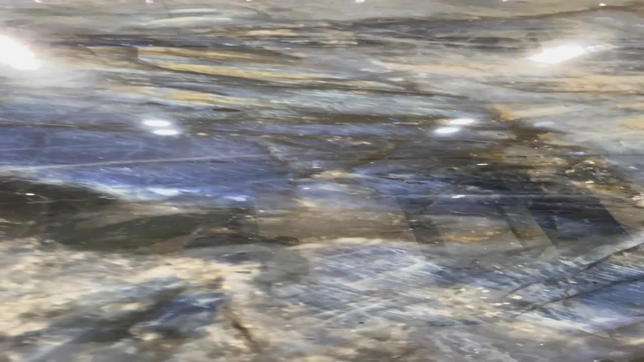 China Labradorite Blue Polish 12Mm Sintered Stone Slabs