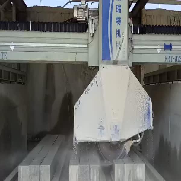 FRT-1200 infrared laser cement concrete frame stone middle block cutting machine overseas business China best quality