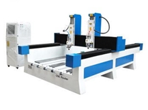 Double-Spindle Stone CNC Stone Carving, Engraving Machine Factory Price