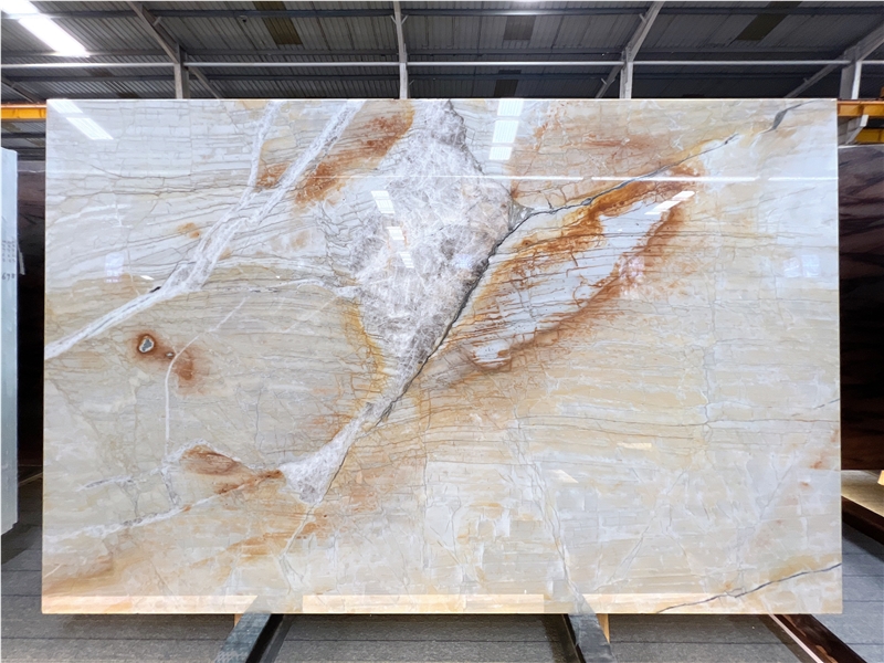 Macaubas Fantasy Gold Quartzite