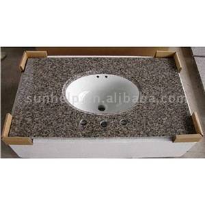 Brown Granite Vanity Top