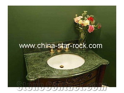 Big Variegated Green Granite Vanity Tops