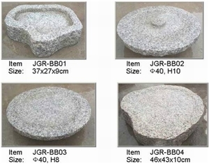 Grey Granite Bird Bath