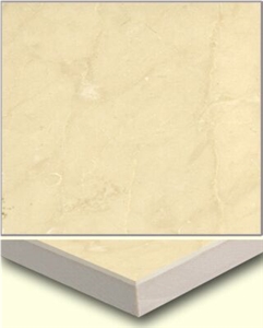 Crema Marfil Laminated Marble Tile